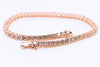 Diamond Tennis Bracelet In 14k Rose Gold (4.50 Ct. Tw.) AD N0 . 2653