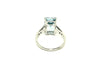 Aquamarine & Diamond Classic Ring Ad No.1141