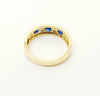 Sapphire And Diamond Ring In 14k Yellow Gold