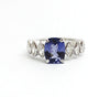 Tanzanite and Marquise  Diamond Ring AD NO. 2111