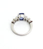 Tanzanite and Marquise  Diamond Ring AD NO. 2111