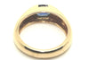 Blue Sapphire Unisex Flat Ring Ad No.0282