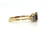 Ruby And 6 Diamond Ring Ad No.0370