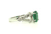 Emerald And Diamond Split-cart Ring Ad No.0468