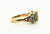 Yellow Sapphire And Diamond  Ring/ Item Code: RNG 4