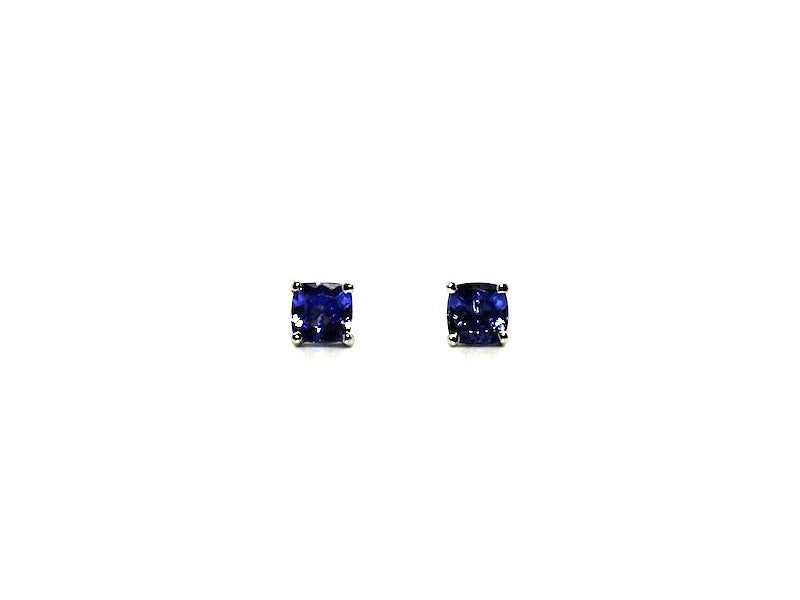 Tanzanite Stud Cushion Cut Ad No.1059 (5mm )