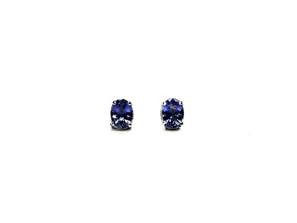 Tanzanite Stud Oval Cut Ad No.1060 (5/7mm )