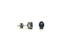 Blue Sapphire Stud Oval Cut Ad No.0866 (5/7mm )