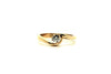 Single Diamond Curve Ring Ad No.0817