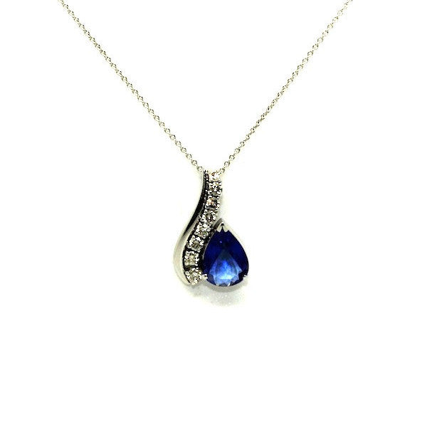 Tanzanite And Diamond Trail Pendant Ad No.0558