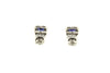 Tanzanite And Diamond Pave Cluster Earring Ad No. 0225