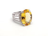 Wheaton Ring with Citrine and Diamonds SIL-RNG-064
