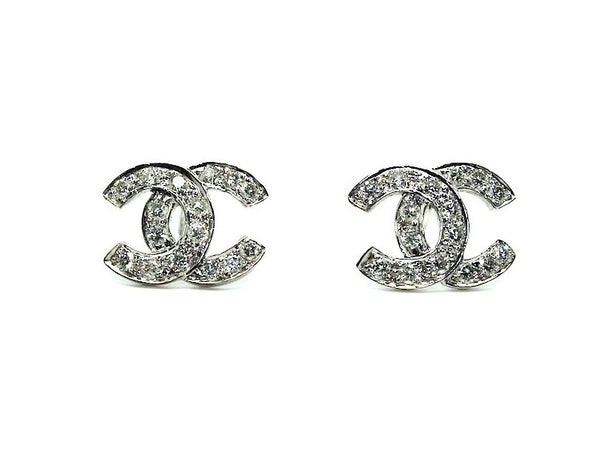 Diamond Scroll Earring Ad No.0143