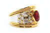 RUBY AND DIAMOND NWA RING AD NO.1611